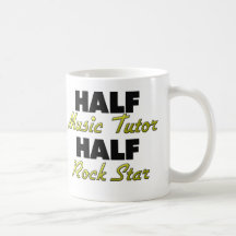 Half Music Tutor Half Rock Star Mug