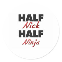 Half Nick Half Ninja stickers