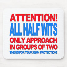 Half Wits Mouse Pad