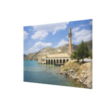 Halfeti Merkez Camii Central Mosque) partly Gallery Wrapped Canvas