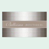 Halftone Dots Mocha Business Card business cards