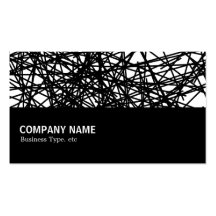 Halfway 048 - Random Lines Business Card Template