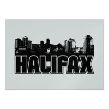 Halifax Skyline Personalized Announcements