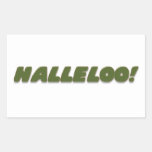 Halleloo! Rectangular Sticker
