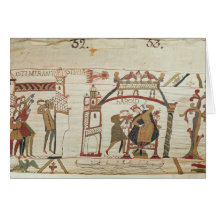 Halley's Comet and Harold Receiving Bad News Greeting Cards
