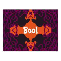 Halloween Bandanna postcard