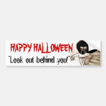 HALLOWEEN BANSHEE bumpersticker Bumper Stickers