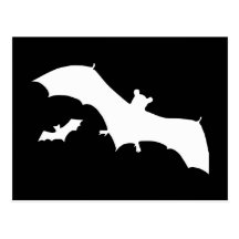 Halloween Bats Post Card