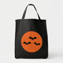 Halloween Bats Tote Bags