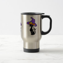 Halloween Black Cat Coffee Mug