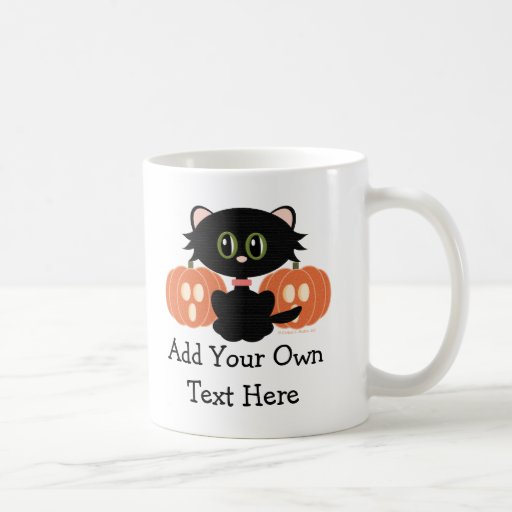 Halloween Black Cat Mug