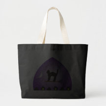 Halloween Black Cat Tote Bag