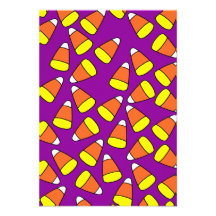 Halloween Candy Corn Invitation
