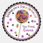 Halloween Candy Trick Or Treat Lollipop Stickers