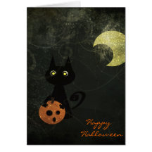 Halloween Cat Card