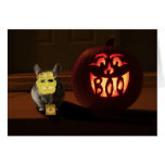 Halloween Chinchilla Card