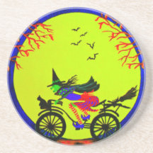 Halloween Coaster "Broken Broom"