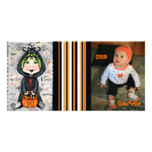 Halloween Custom Photo Card