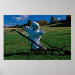 Halloween display, goblin poster