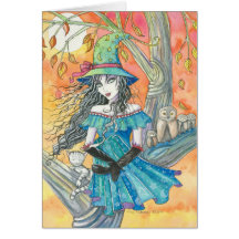 Halloween Eve, Halloween Card by Molly Harrison
