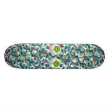 Halloween Eyeballs Skate Deck