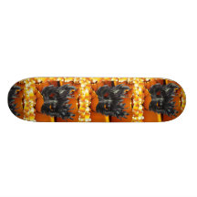 Halloween Gothic Mask Skateboard