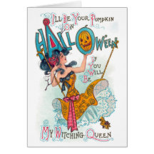 Halloween Greetings Card