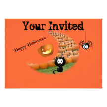 Halloween Invitation Card