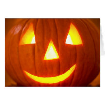 Halloween Jack-o-Lantern card