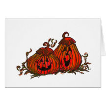 Halloween Jack-O-Lantern Card
