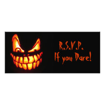 Halloween Jack o' Lantern Invitations