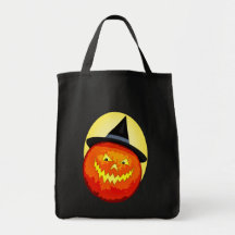 Halloween Jack-O-Lantern Trick or Treat Candy Bag