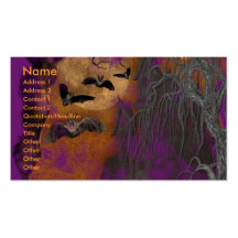 Halloween - Just a Lil Spooky - Kangaroo Business Card Template