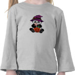 Halloween kawaii Panda with candies Tee Shirts