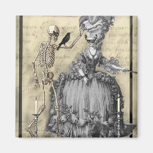 Halloween Masquerade Ball Refrigerator Magnet