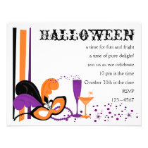 Halloween Masquerade invitations