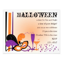 Halloween Masquerade invitations