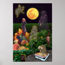 Halloween Night in the Pizza Patch Poster