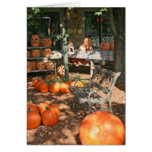 Halloween Party Fall Festival Autumn Party Greeting Cards