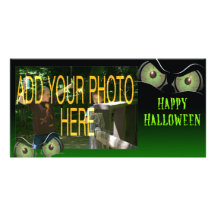 Halloween photo card