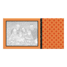 Halloween Polka Dots Picture Card