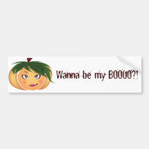 Halloween Pumpkin Bumper Stickers