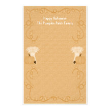 Halloween Pumpkin Harvest Stationery