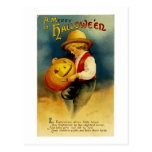 Halloween Pumpkin Post Card