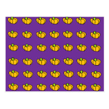Halloween Pumpkins Pattern Postcards