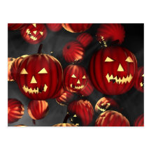Halloween Pumpkins Postcards