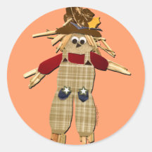Halloween Scarecrow Sticker