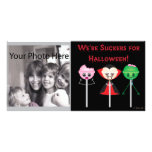 Halloween Suckers Photo Card