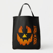 Halloween Trick Or Treat Jack O Lantern Bag
