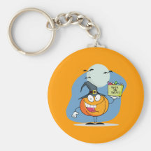 Halloween Trick or Treat Keychain